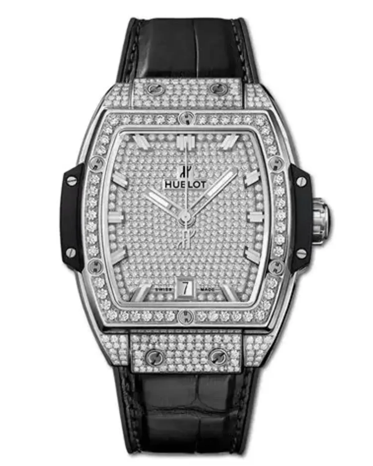 Spirit of Big Bang Titanium Full Pavé 39mm - đồng hồ